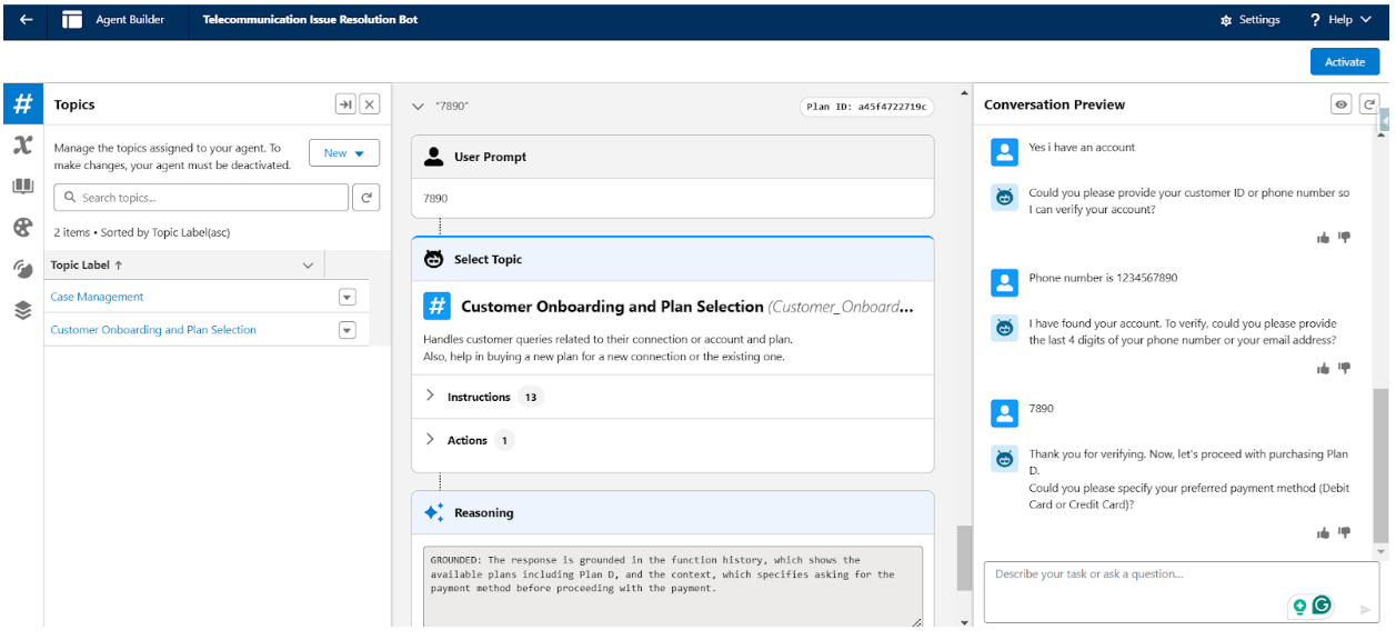 Agentforce onboarding and verification flow by Astrea IT Services