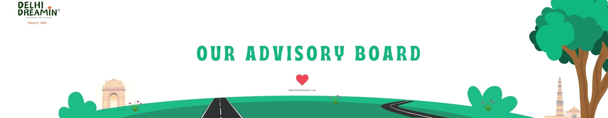 Delhi Dreamin 2025 Advisory Board banner