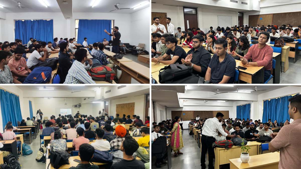 Journey2Salesforce Workshop at Amity University - October 2024 - Students Engaged