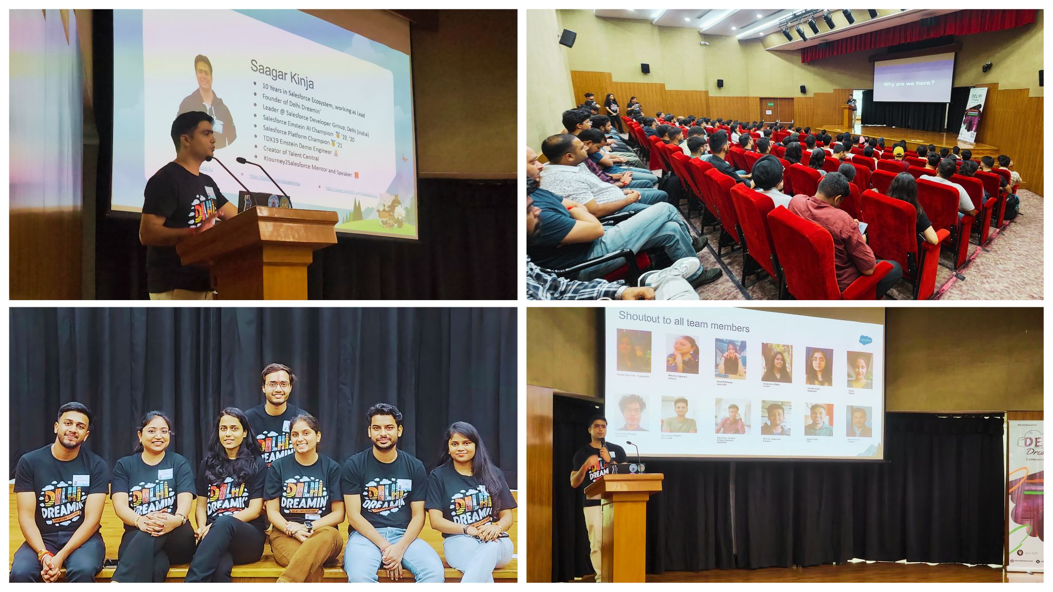 RoadToDelhiDreamin AI Now Tour Preview - August 2024 - Team Photo